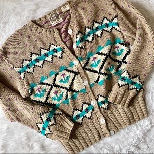 Vintage River Trader Chunky Cardigan